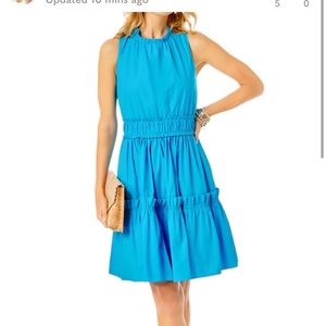 Lilly Pulitzer Blue Midi Dress